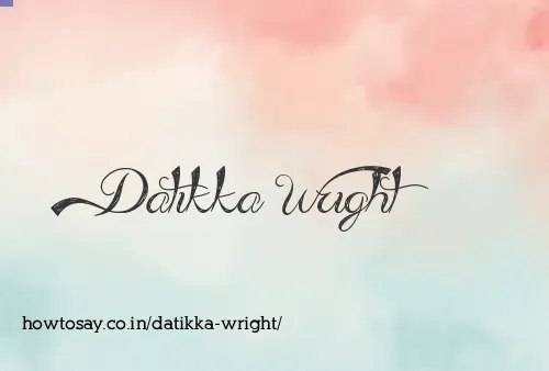 Datikka Wright