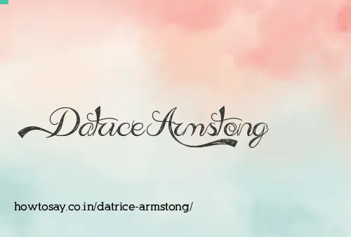 Datrice Armstong