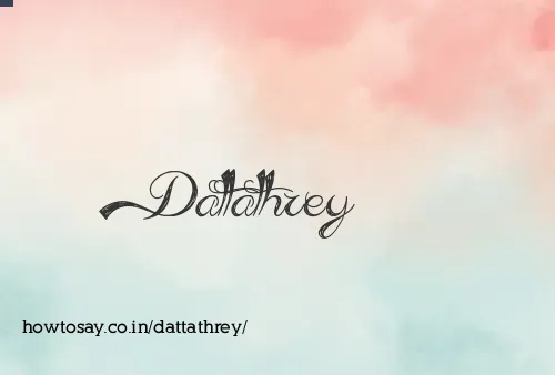 Dattathrey
