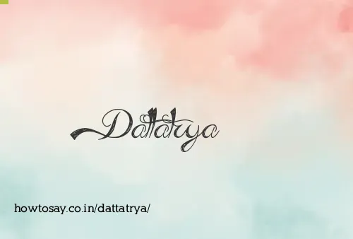 Dattatrya