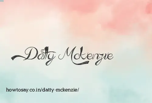 Datty Mckenzie