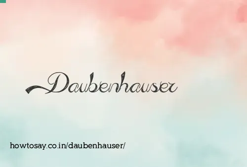 Daubenhauser