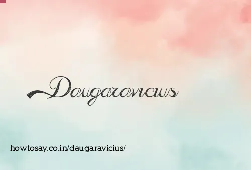 Daugaravicius