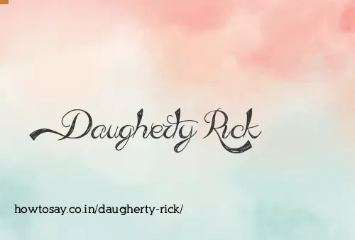 Daugherty Rick