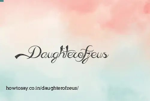 Daughterofzeus
