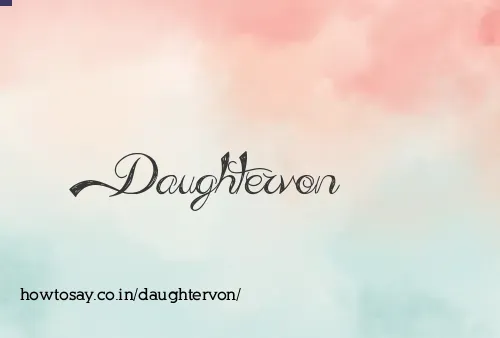 Daughtervon
