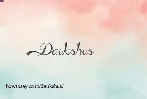Daukshus