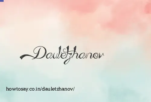 Dauletzhanov