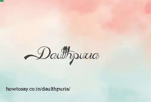 Daulthpuria