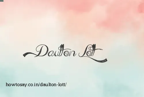 Daulton Lott