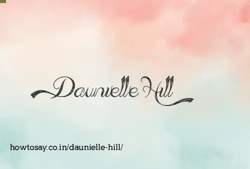 Daunielle Hill