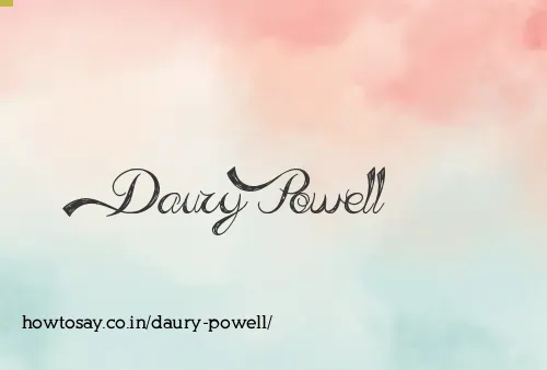 Daury Powell