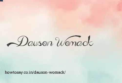 Dauson Womack