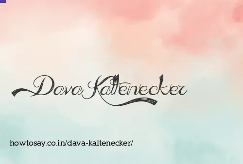 Dava Kaltenecker