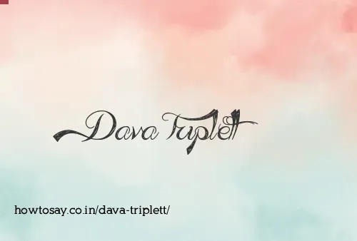 Dava Triplett