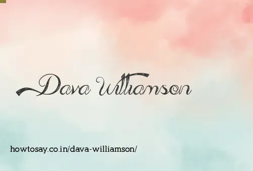 Dava Williamson