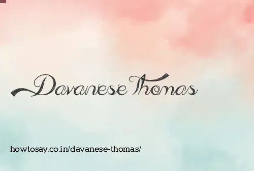 Davanese Thomas