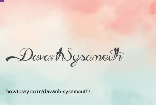 Davanh Sysamouth