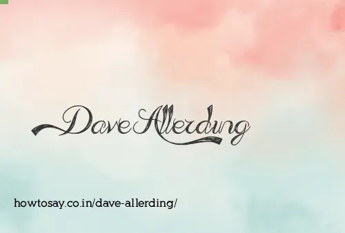 Dave Allerding