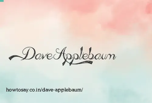 Dave Applebaum