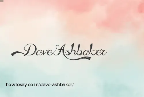 Dave Ashbaker