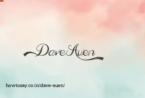 Dave Auen