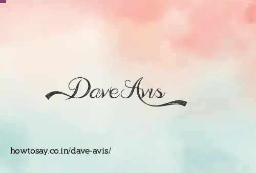 Dave Avis