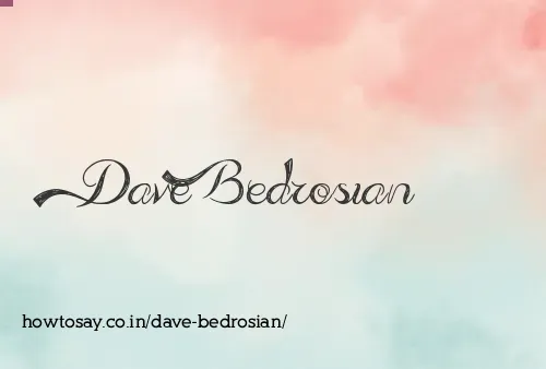 Dave Bedrosian