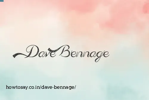 Dave Bennage