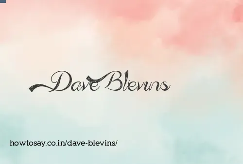 Dave Blevins
