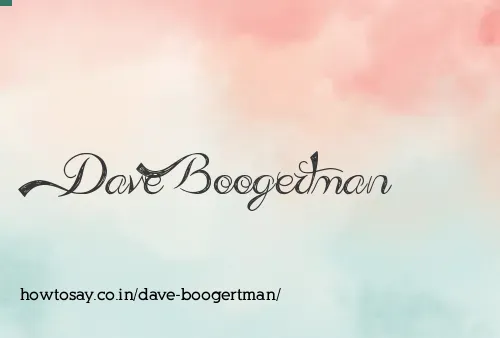 Dave Boogertman