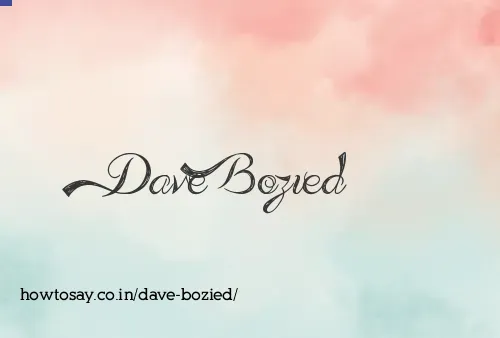 Dave Bozied