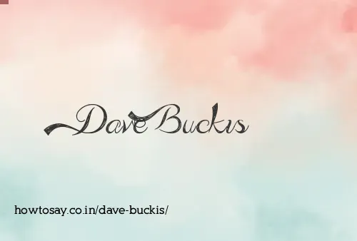 Dave Buckis