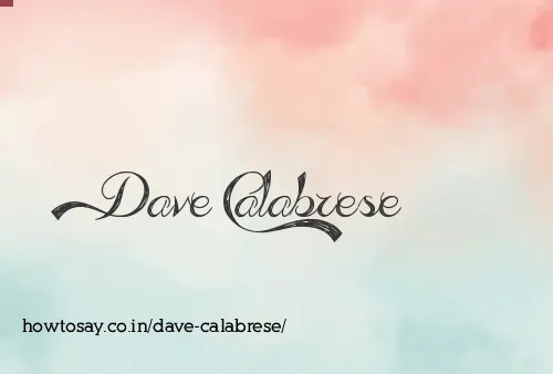 Dave Calabrese
