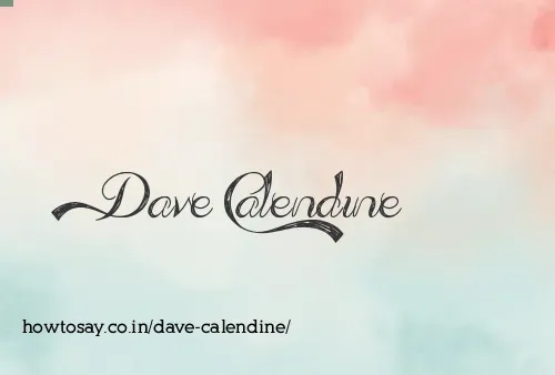 Dave Calendine
