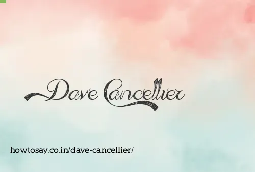 Dave Cancellier