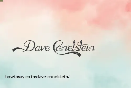 Dave Canelstein