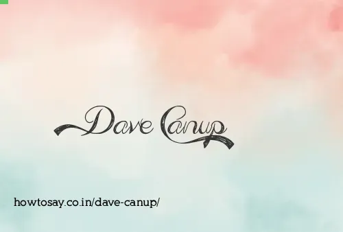 Dave Canup