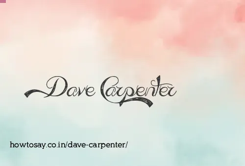 Dave Carpenter