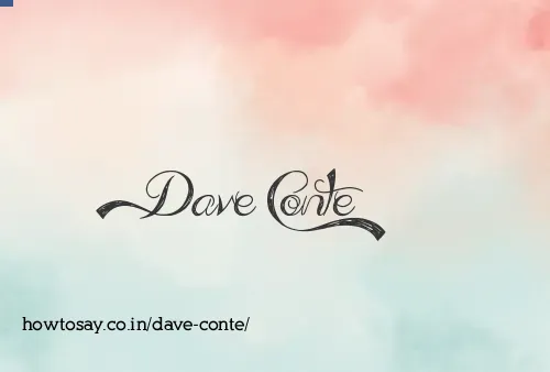 Dave Conte