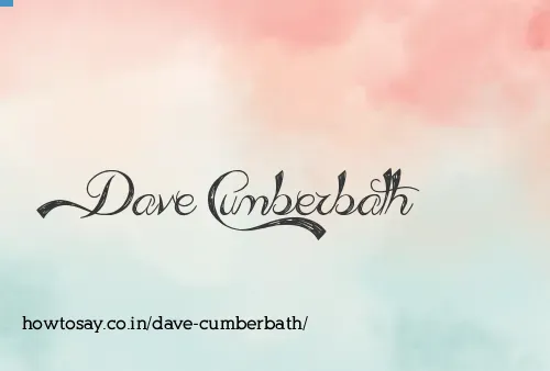Dave Cumberbath