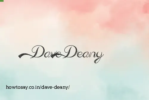 Dave Deany