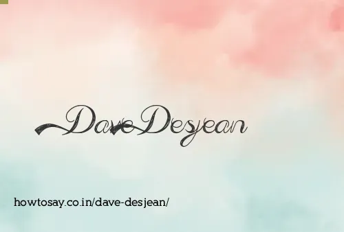 Dave Desjean