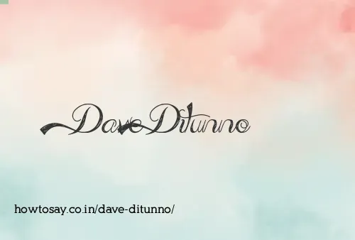 Dave Ditunno