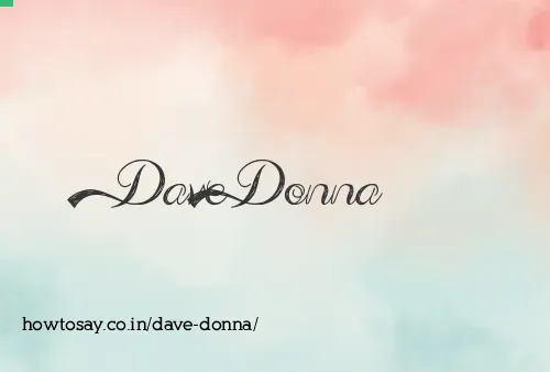 Dave Donna