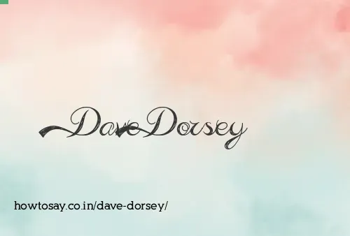 Dave Dorsey