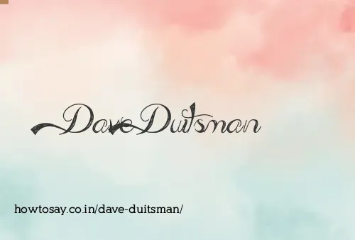 Dave Duitsman