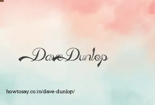 Dave Dunlop