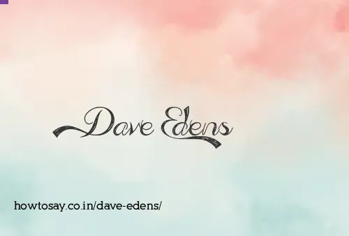 Dave Edens