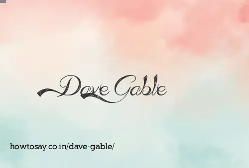 Dave Gable